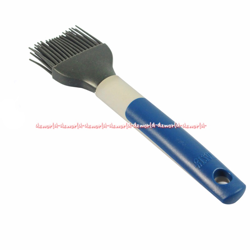 Tasty Cooking Silicon Brush For Cake Kuas Silikon Untuk Oles Kue Masakan Bumbu Warna Biru Abu Dengan Kuas Yang Lembut Tasti Tastychef