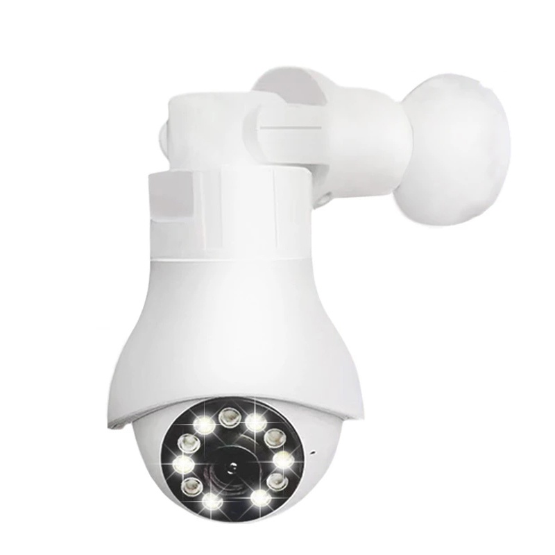 Camera Pro E28 Bulb CCTV Wireless V380  Auto Tracking 360 Wifi Ip Camera