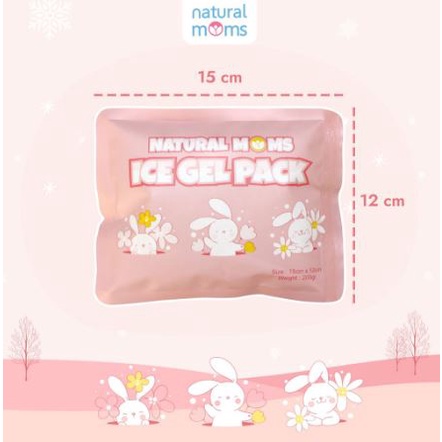 NATURAL MOMS ICE GEL 200 GRAM / Ice Gel Pack Natural Mom 200gr - BPA FREE