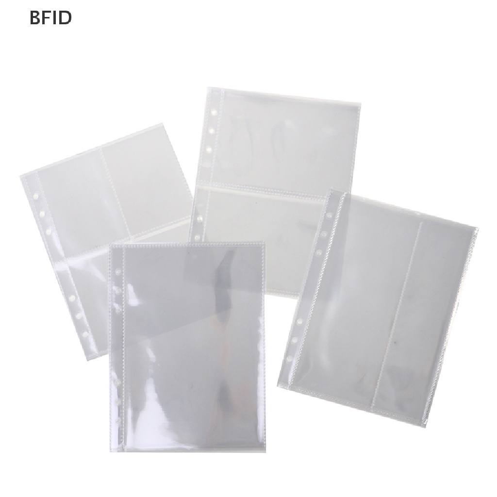 [BFID] 10pcs Album Foto Plastik Bening Standar Transparan A5 Binder Refill Sleeves [ID]