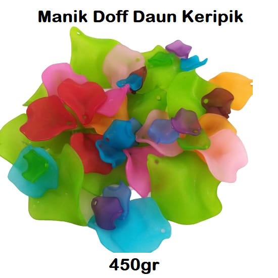 MOTE MANIK DOFF MOTIF DAUN KERIPIK / MOTE DAUN DOFF / MANIK DAUN DOFF HARGA /450gr