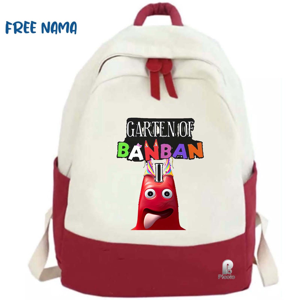 TAS RANSEL BACKPACK ANAK SEKOLAH MOTIF GARTEN OF BANBAN UNISEX (FREE NAMA)