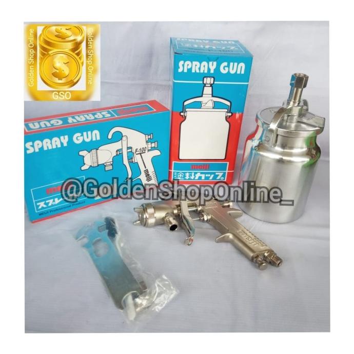 SPRAY GUN F100 MEIJI TABUNG BAWAH