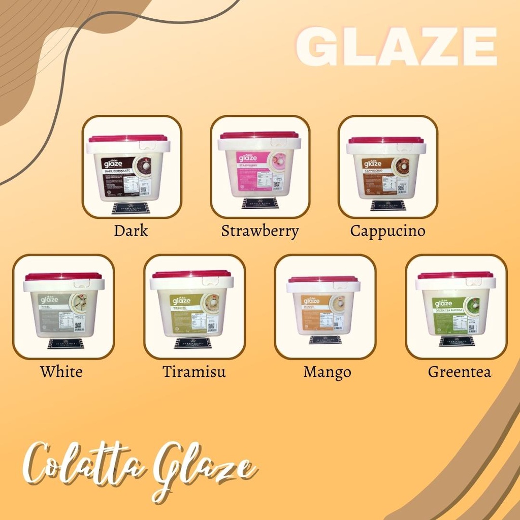 

COKLAT | GLAZE | TOPPING & DECORATION | BAHAN PELAPIS | COLATTA | GLAZE COLATTA | COLATTA GLAZE | REPACK 250GR