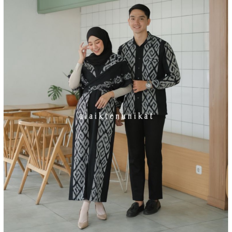 (READY STOCK) COUPLE TENUN BAJU KONDANGAN RAISA DRESS Tenun Original Alaik Tenun Ikat