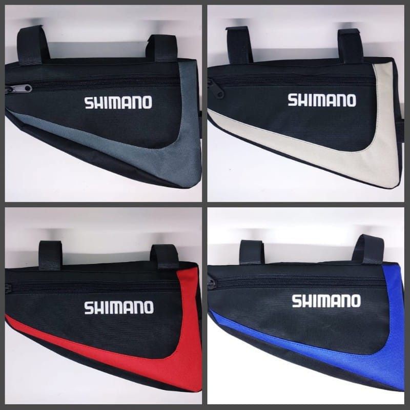 Tas Frame Sepeda MTB Gunung Shimano Bahan 600D Lebih Tebal dan Anti Air