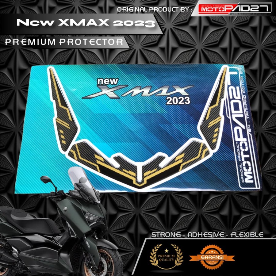 Stiker Resin Tameng depan NEW XMAX 2023 Stiker Alis Lampu depan NEW XMAX 2023