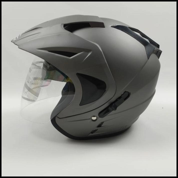 Hot Promo Helm Jp8 Double Visor Ink Kw