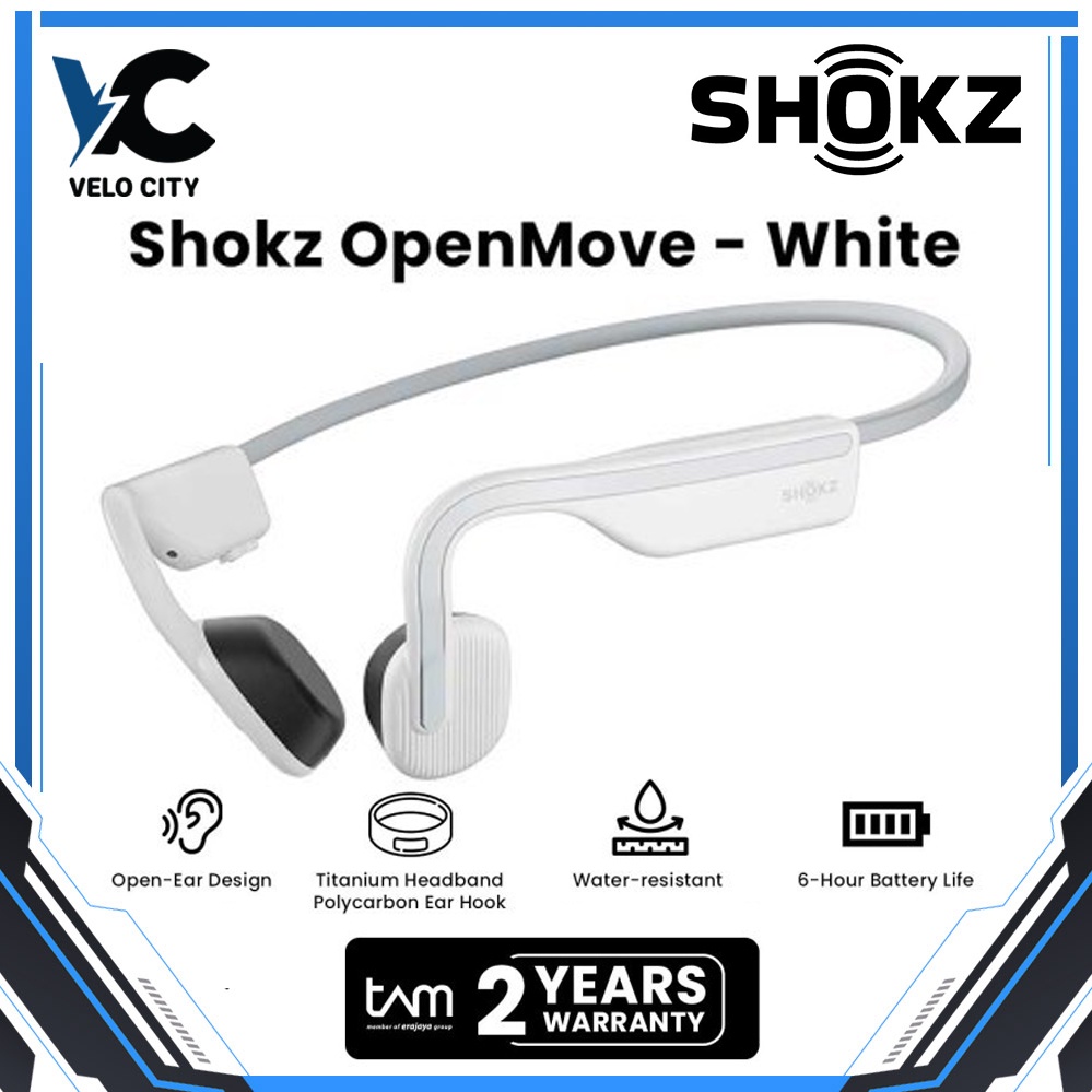 Shokz OpenMove Bone Conduction Open Ear Bluetooth Sports Headphone