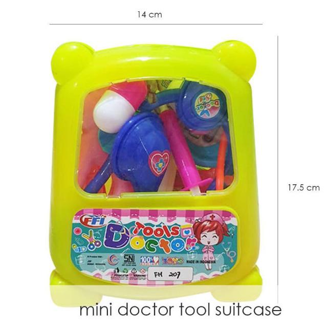 Mainan Anak Koper dokter FH207 Doctor Set Tools Little Pony Kuda Troli