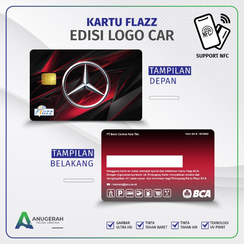 Kartu Flazz BCA Gen 2 Logo Premium