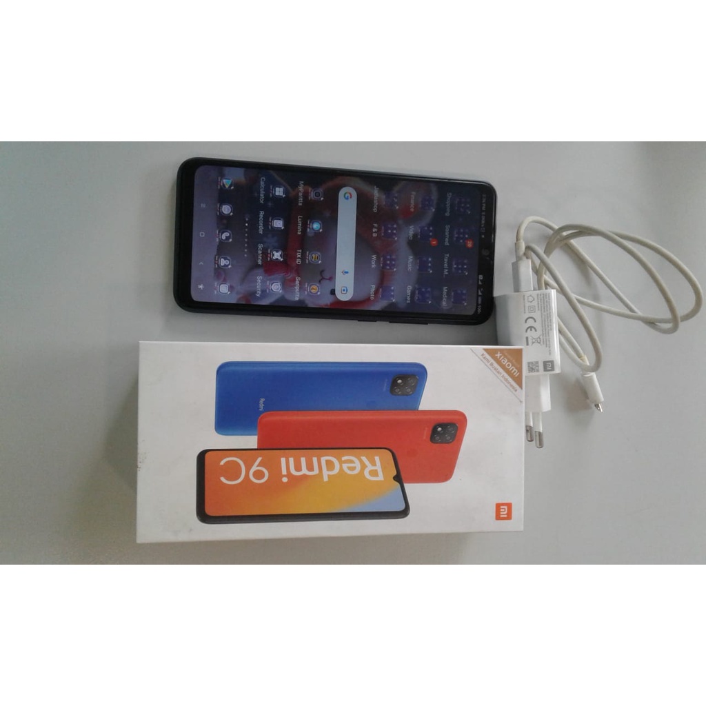 XIAOMI REDMI 9C RAM 4/64 SECOND LENGKAP MULUS