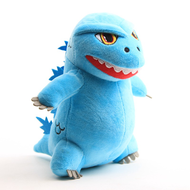 Monster 20CM Godzilla Mainan Mewah Lembut Boneka Kado Ulang Tahun Lucu Boneka Biru