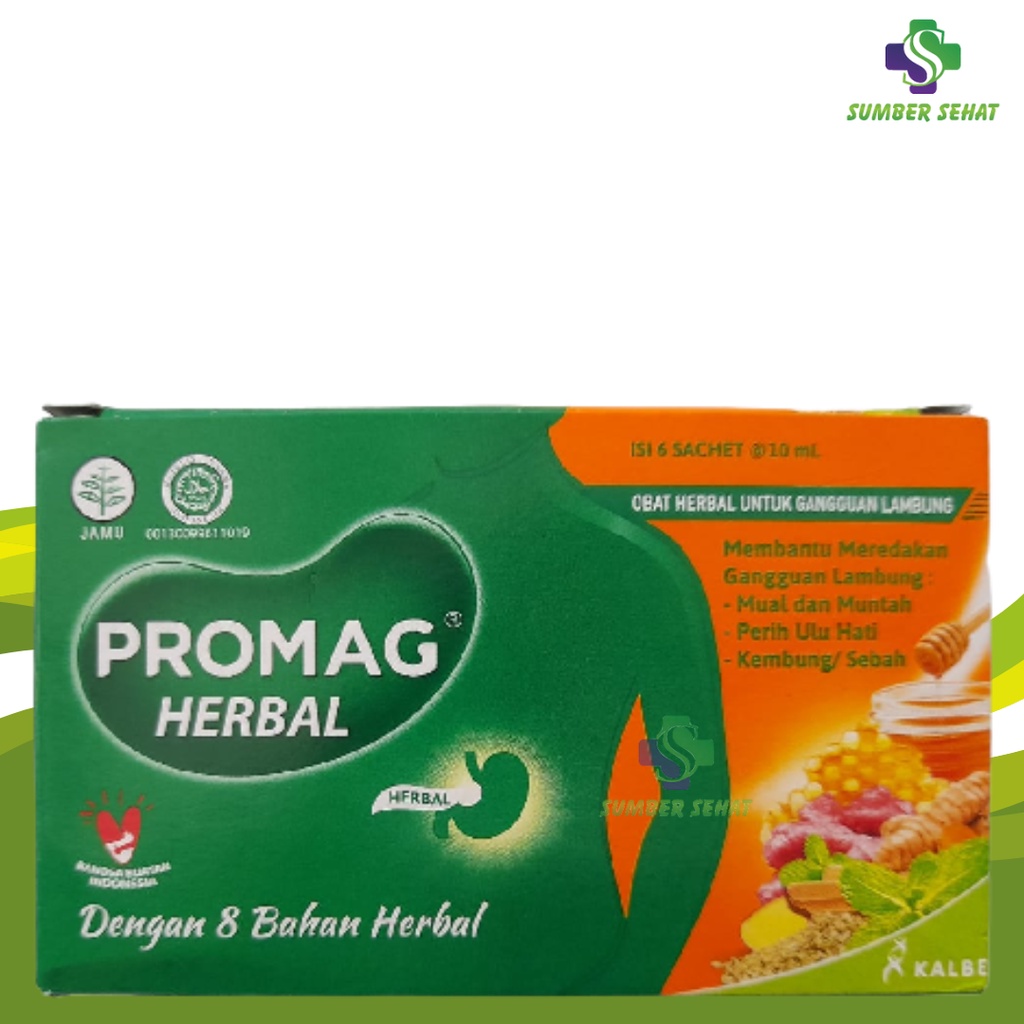 PROMAG HERBAL PAK 6 SACHET