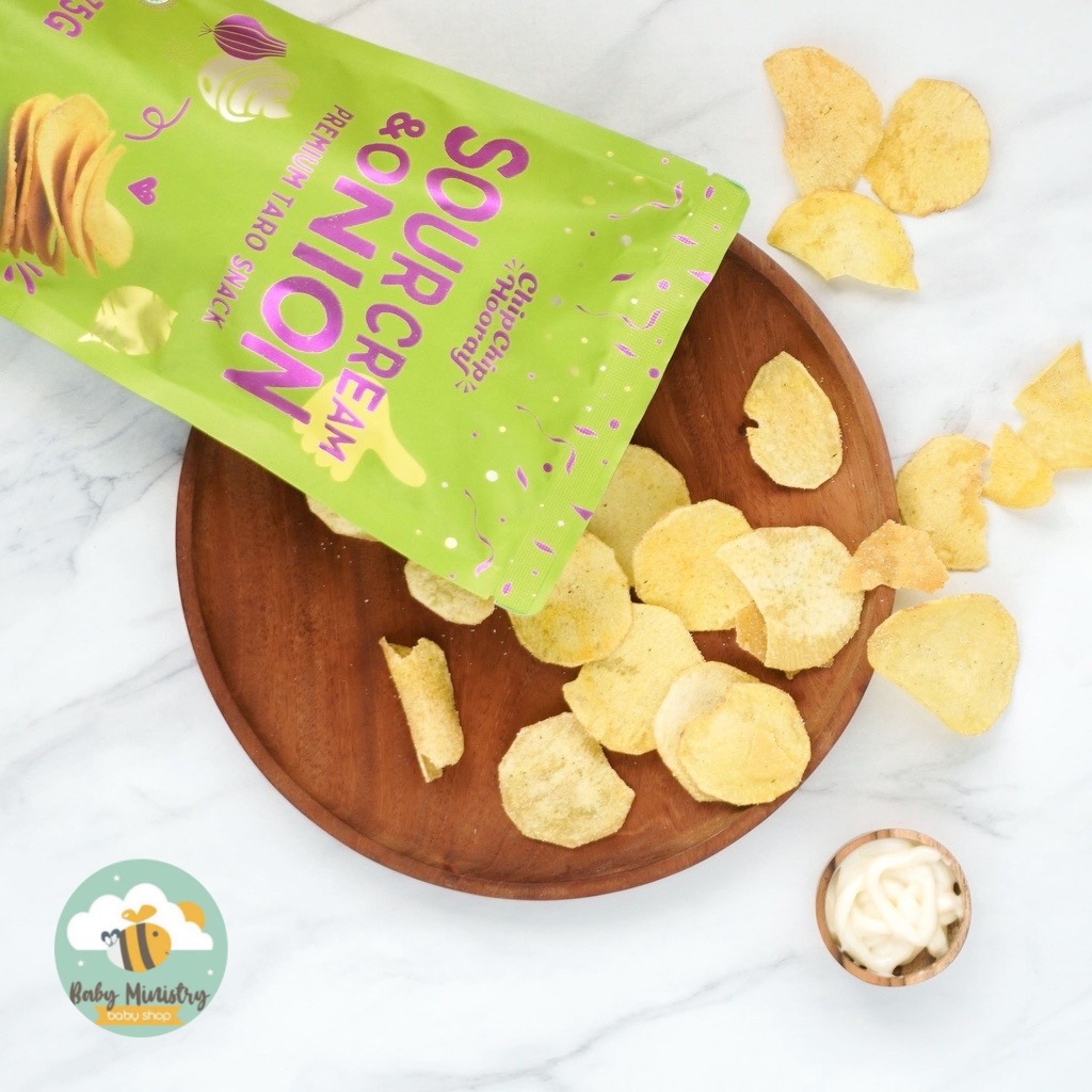 Chip Chip Hooray (75g) Premium Taro Snack / keripik sehat / snack ringan / keripik talas