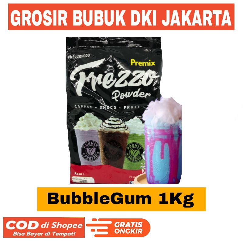 

Frezzo Bubble Gum 1Kg Bubuk Minuman Rasa Permen Karet Viral Usaha Es Pinggir Jalan Powder Drink