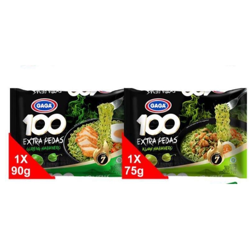 

MIE GAGA 100 GORENG DAN KUAH HABANERO