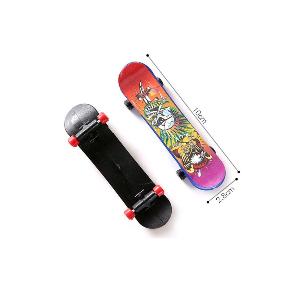 NEEDWAY Finger Skateboard Inovatif Kolektor Jari Plastik Skuter Gag Mainan Tabletop Mainan Ujung Jari Olahraga Fingerboard Mainan Baru Papan Jari Mini