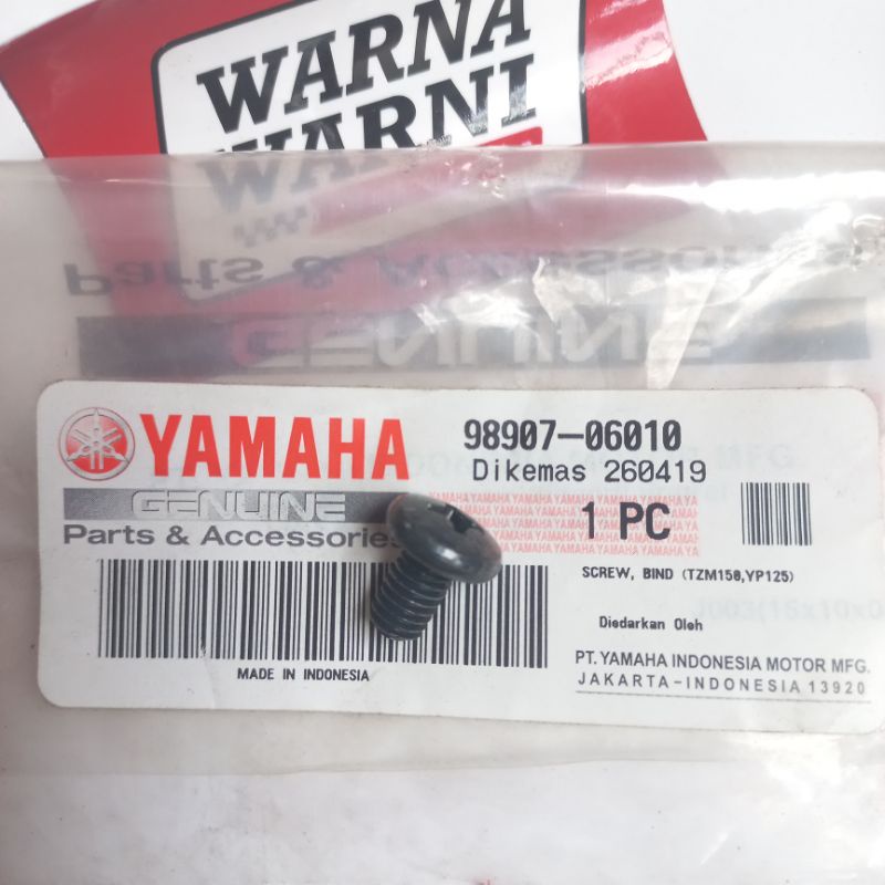 Baud baut cover tutup knalpot RXZ RXR 125Z 125 Z | 98907-06010