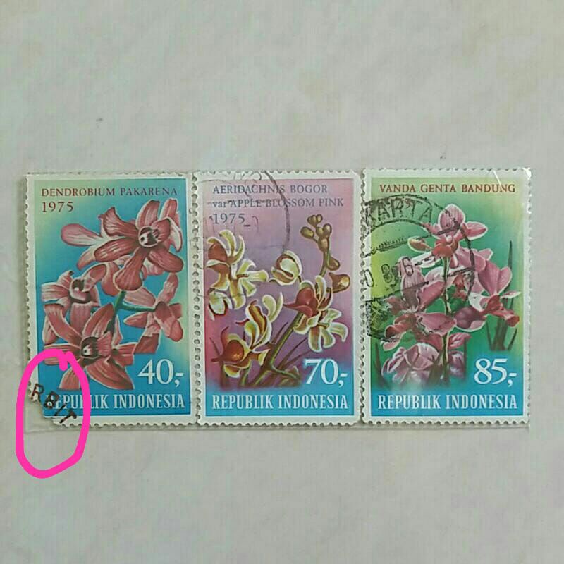 

Terlaris ✨ - (AC) Perangko Indonesia 1975 Anggrek Set Lengkap 3pcs Used3.1.23
