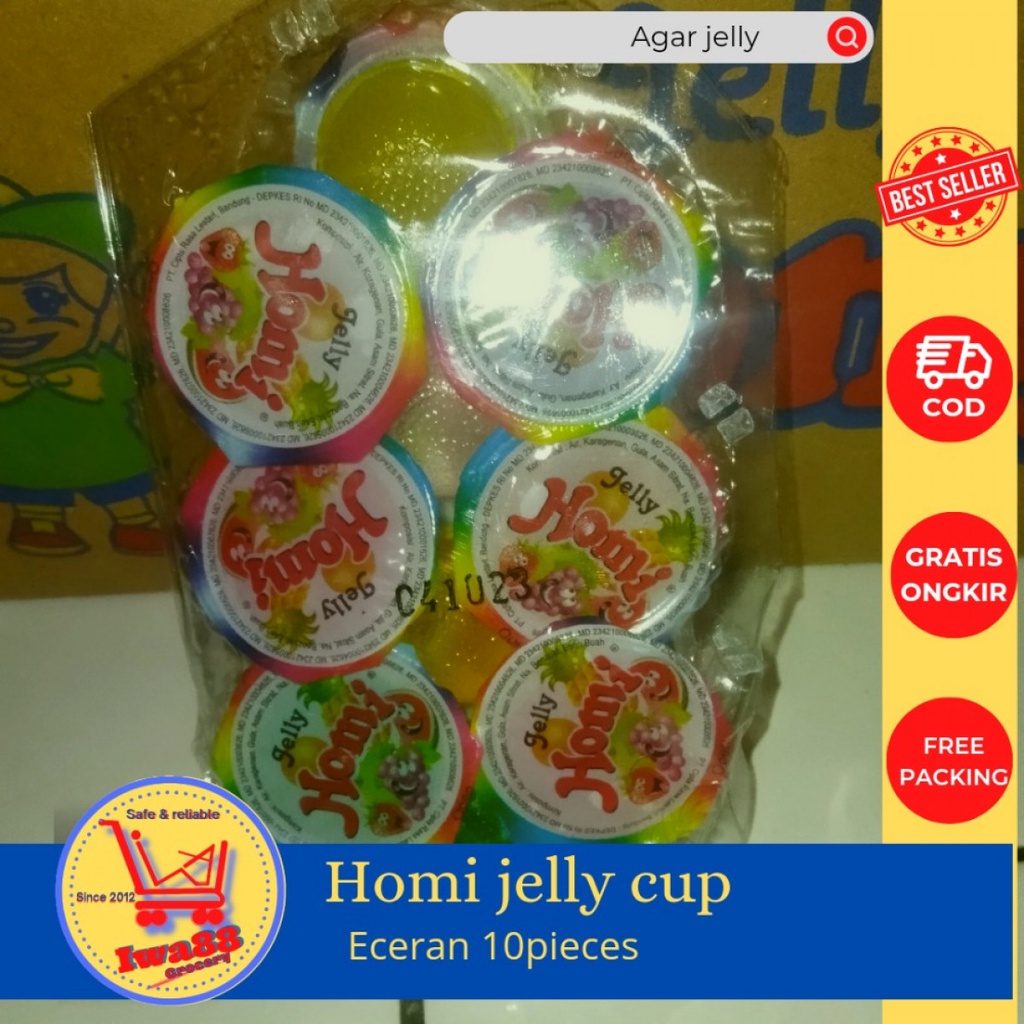 

Homi jelly enak dan murah isi 10 cup