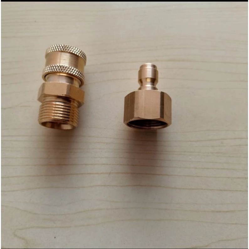 quick release 1/4" M22 ID 15mm untuk jet cleaner