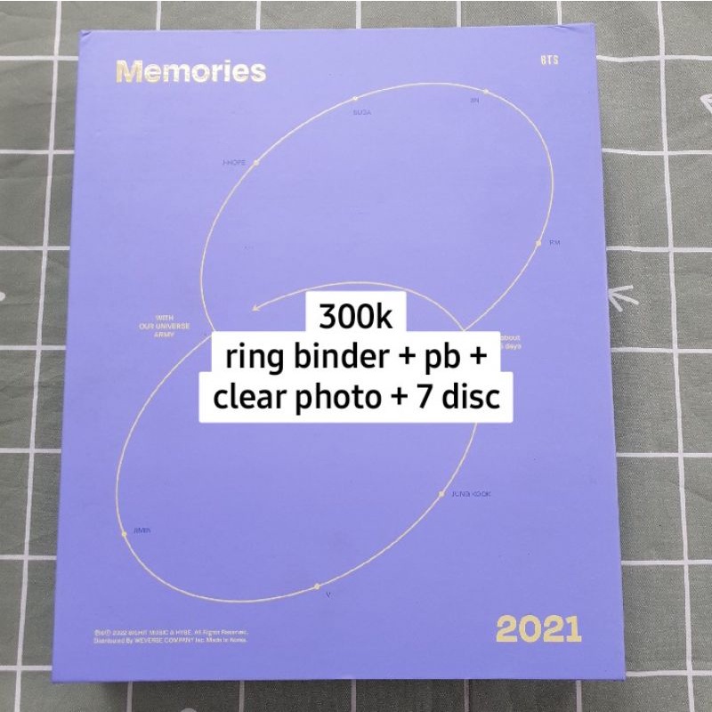 [ READY ] DVD ONLY MEMORIES 2021 MEMO21 MEMO UNSEALED TANPA PC PHOTOCARD OFFICIAL FULLSET PRELOVED J