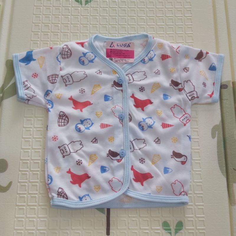 3 pcs Baju Bayi tangan pendek Motif merk  LuGA