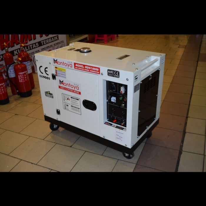 Silent diesel genset 9 kva 7500 watt MONTOYA USA MDG 10000