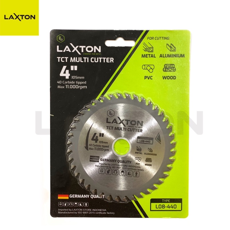 LAXTON multi cutter L08-440 mata potong besi gergaji 4&quot;x40T gerinda MURAH LARIS