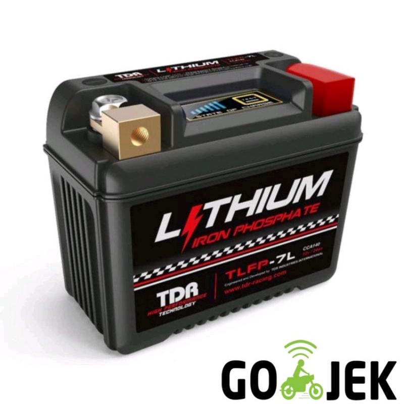 Aki Motor TDR Aki kering Lithium Iron Phosphate LiFePO4 Battery