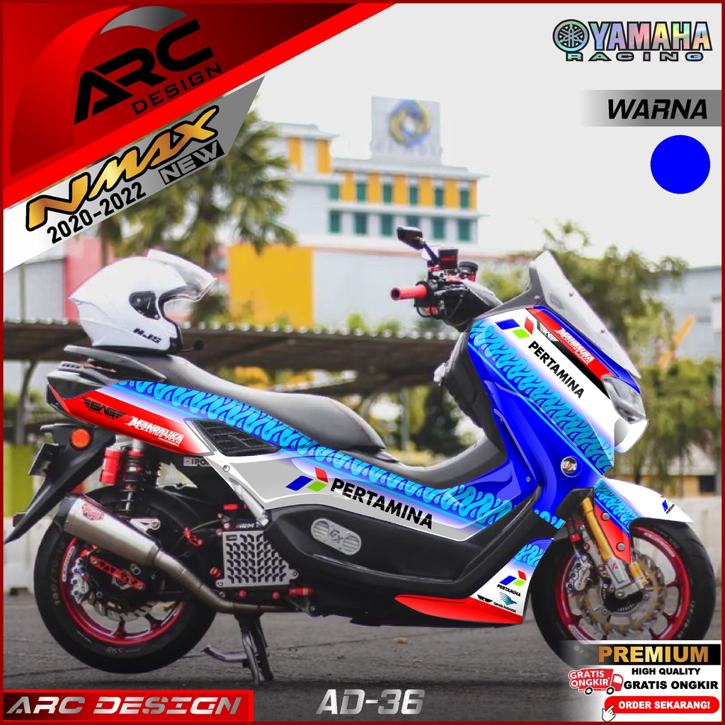 (COD) Terbaru Decal Sticker Variasi Skotlet Yamaha Nmax 155 New Fullbody 2020 2021 2022 2023 2024 Mo