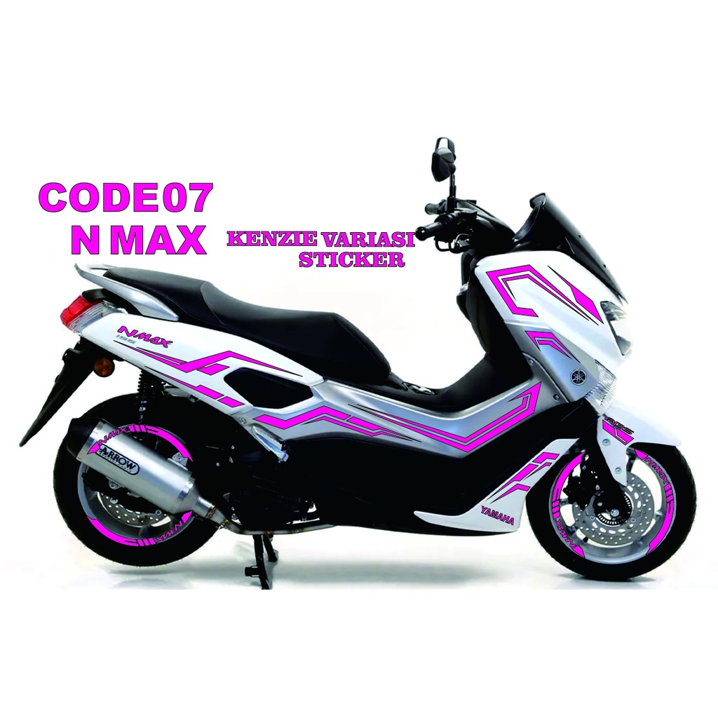 AKSESORIS YAMAHA N MAX, Stiker Cuting Striping List Body VARIASI MOTOR YAMAHA Nmax lama  #07