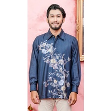 Ornella Long Shirt Men Admiral Navy by Wearing Klamby