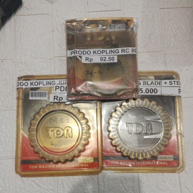 plat kopling / kampas kopling 1 set TDR / Prodo kopling racing / blade / jupiter Z1 / Rc 80