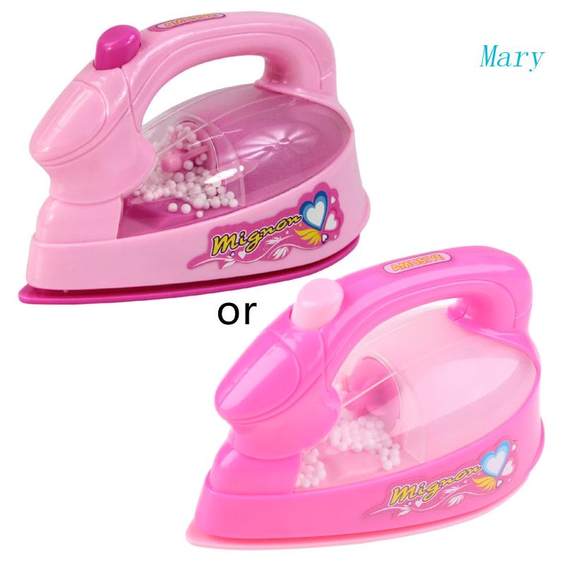 Mary Anak Kid Boy Girl Mini Kitchen Alat Listrik Elektrik Besi Mainan Set Du