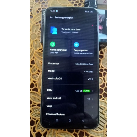GARANSI RESMI OPO A57 RAM 4/64+1gb ,SECEN  RASA BARU