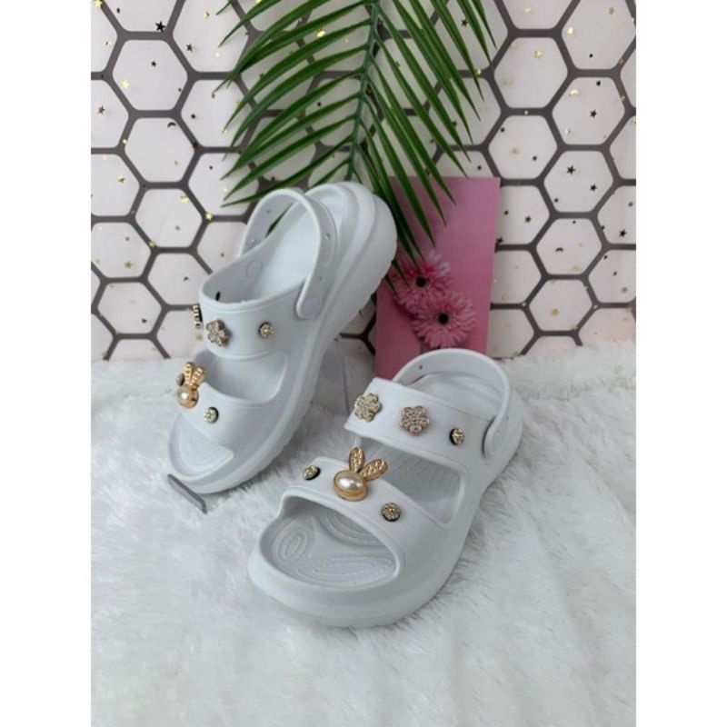 Sandal Hema Bea Clog Classic Wanita Jiblizt Wedges 999 36-40