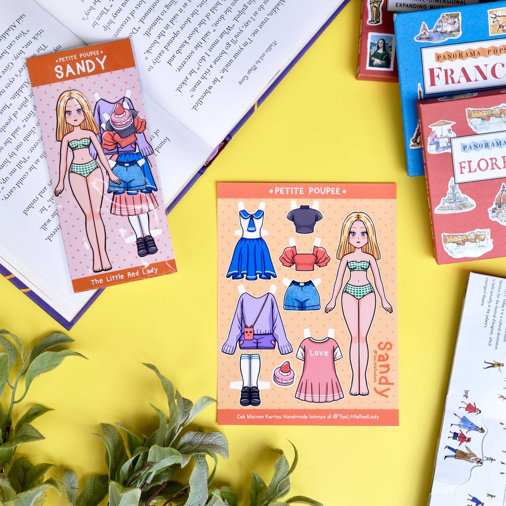 littleredlady - “PETITE DOLL” series (Bepe bepean, Paper Doll, Bongkar Pasang, Barbie Kertas)