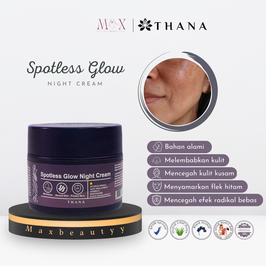 Thana Beauty Night Cream Spotless