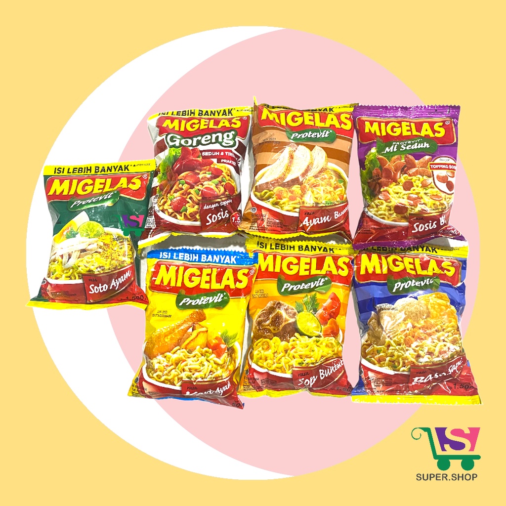 

Migelas Mi Gelas Seduh RasaMi Goreng / Ayam Bawang / Baso Sapi / Sop Buntut / Soto Ayam Upin Ipin . SATUAN