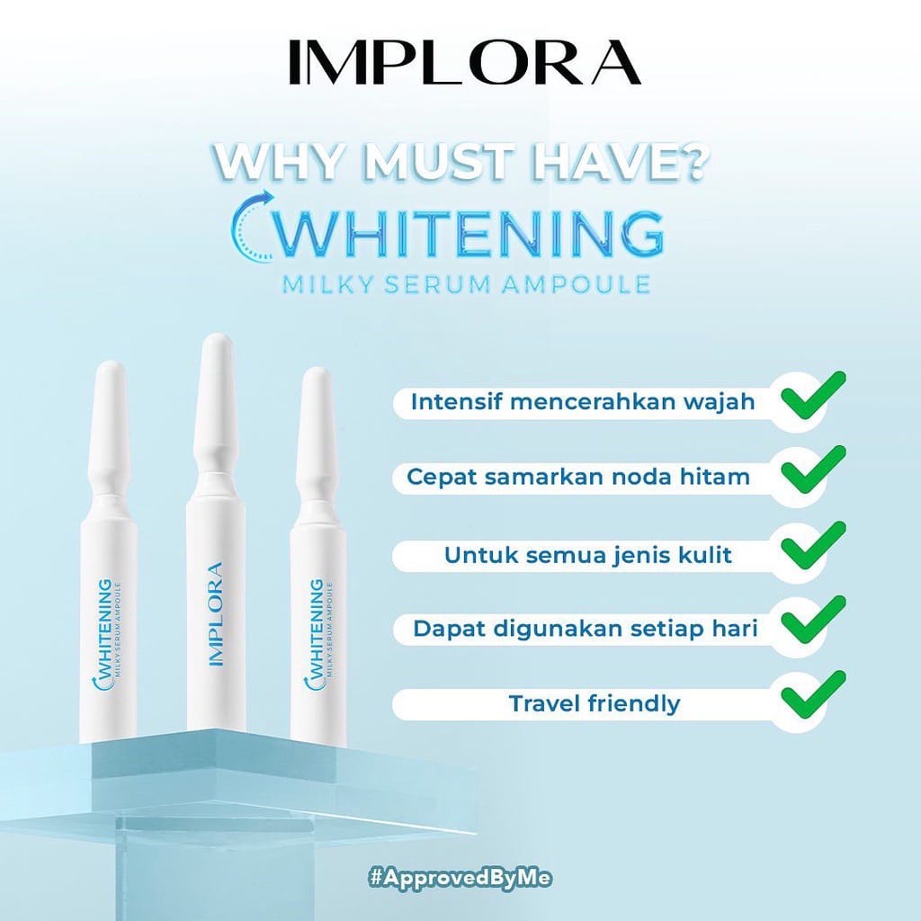 IMPLORA WHITENING MILKY SERUM AMPOULE