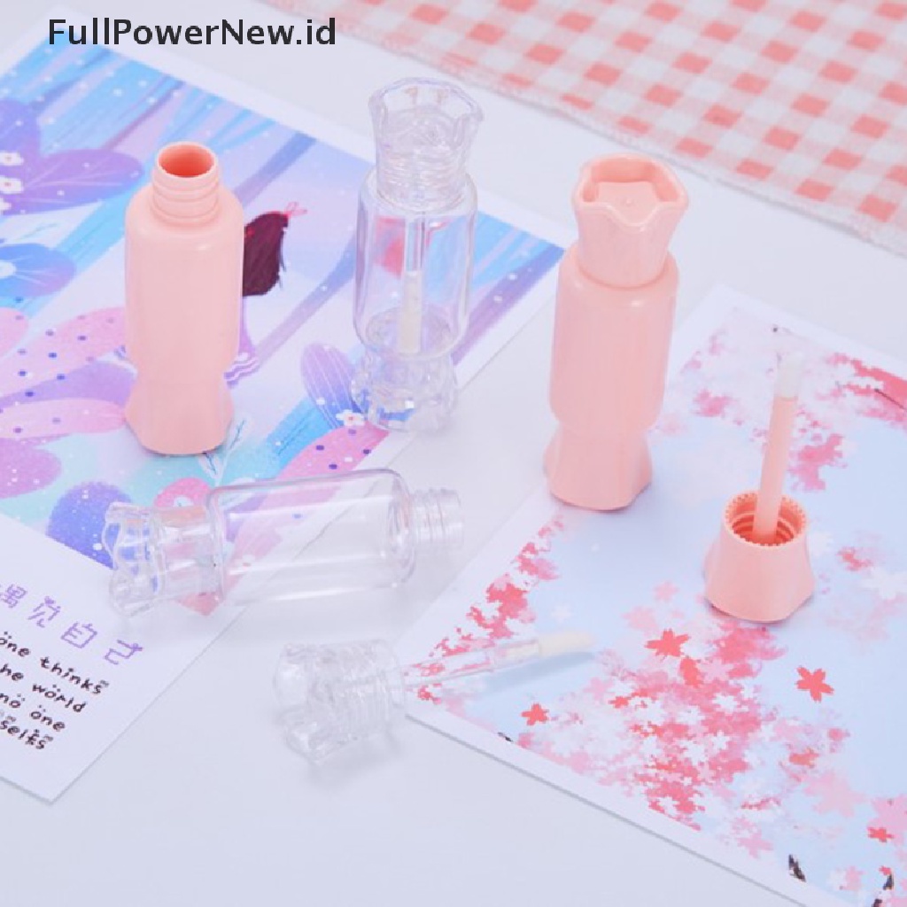 Power Candy Shape Empty Lip Gloss Tube Lovely Lip Balm Wadah Lip Samples Tube ID