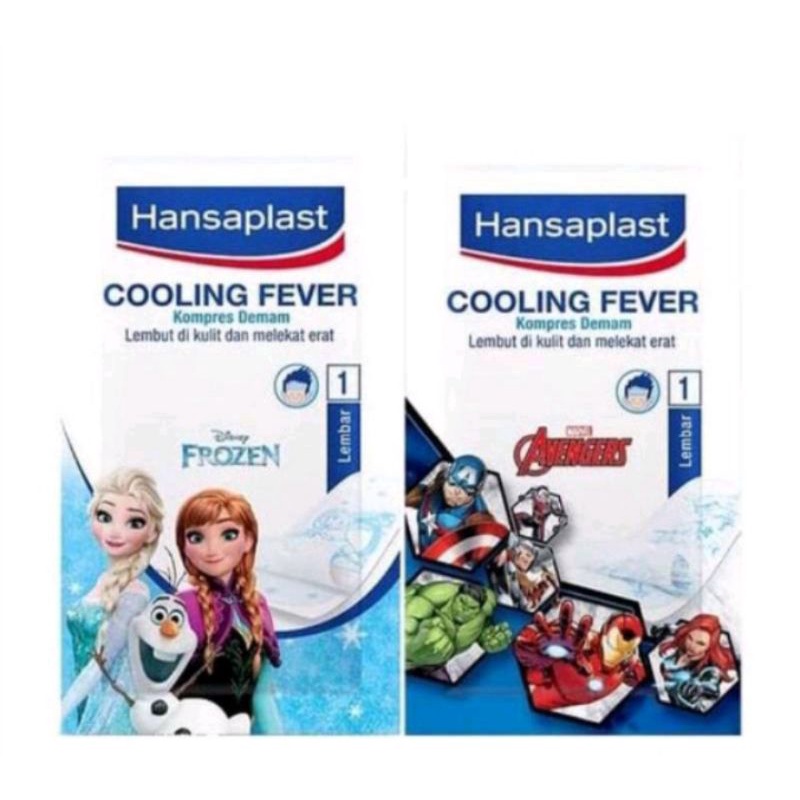 Hansaplast Plester Demam Anak / Cooling Fever / Plester Penurun Panas Anak