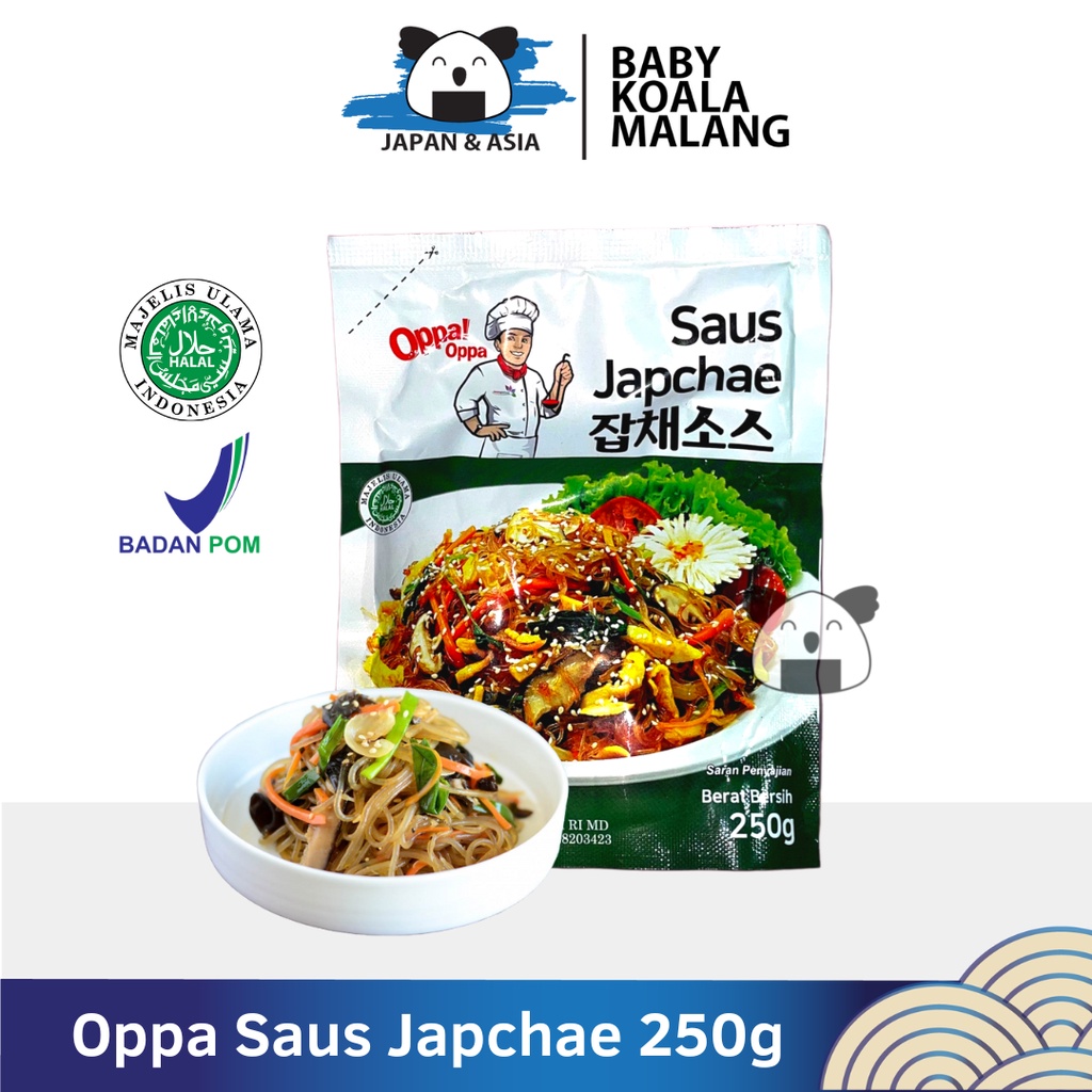 

OPPA Sauce Japchae Noodle Glass Korea 250 g Halal | Khas Korea---\