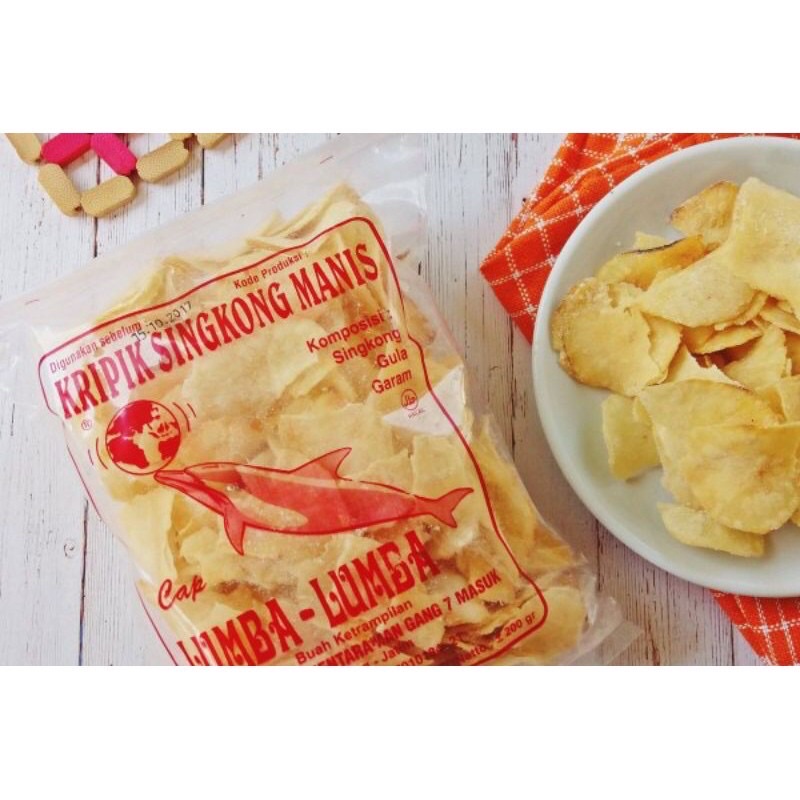 

Keripik Singkong Lumba Lumba Manis 500gr