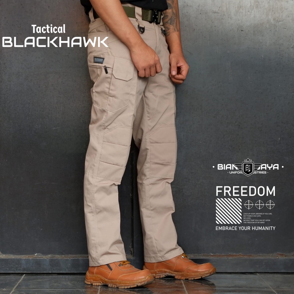 Celana Tactical Blackhawk Ripstop Tornado Hijau Panjang