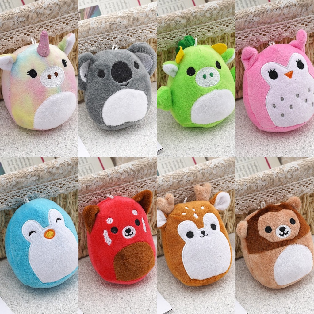 Mainan Anak Squishallow Keychain Animal Plush Kualitas Premium