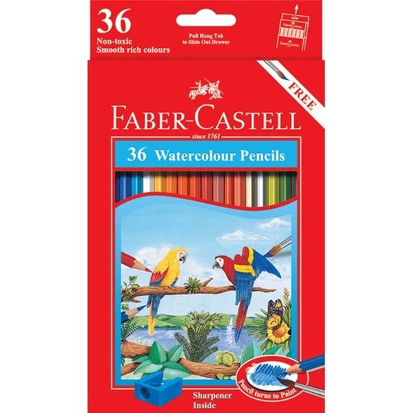 

Pensil Warna Faber Castell isi 36 Warna Water Colour dan Classic