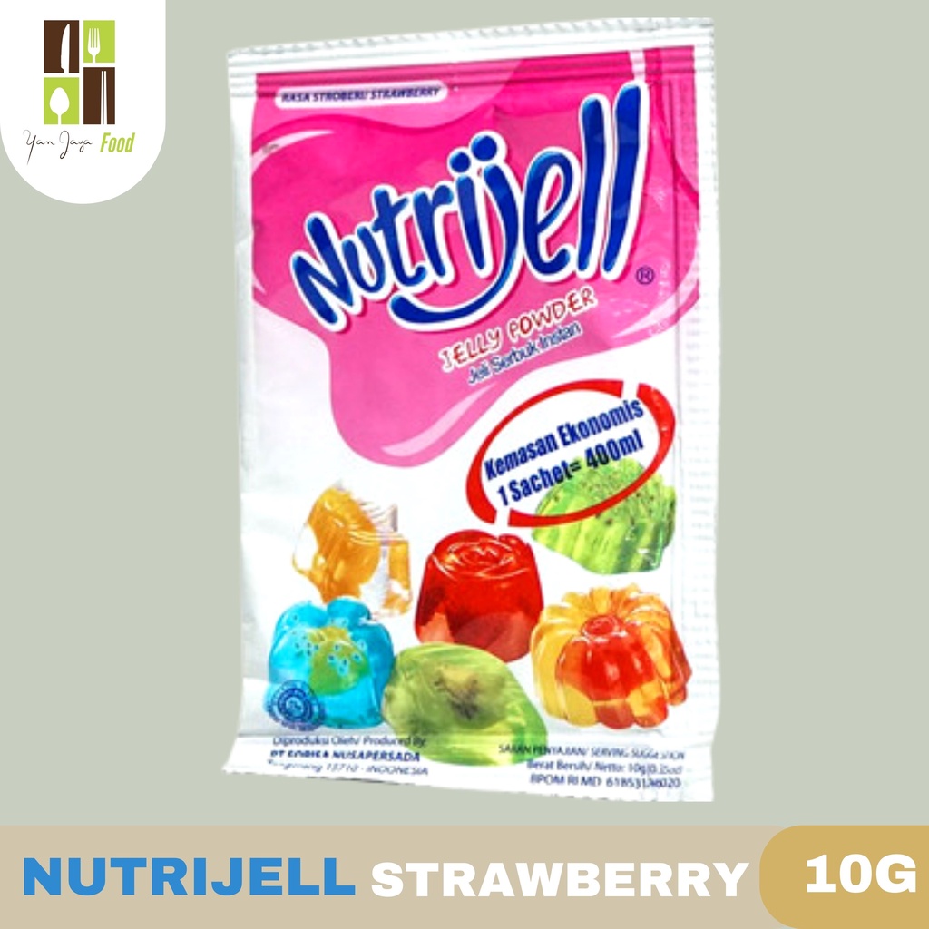 Nutrijel/Agar-Agar/Puding Kemasan Ekonomis 10 g